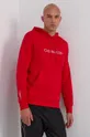 κόκκινο Μπλούζα Calvin Klein Performance Ανδρικά