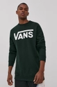 Vans Bluza bawełniana zielony