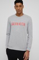 Calvin Klein Underwear Longsleeve piżamowy bawełna szary 000NM1960E.4890
