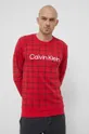 červená Pyžamová mikina Calvin Klein Underwear Pánsky