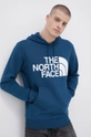 The North Face Bluza bawełniana niebieski