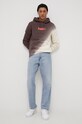 Mikina HUF pf00415 hnedá AW21