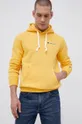 yellow Champion sweatshirt