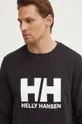 črna Bombažen pulover Helly Hansen