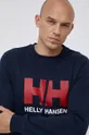 navy Helly Hansen cotton sweatshirt