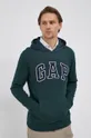 πράσινο Βαμβακερή μπλούζα GAP