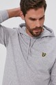 Bavlnená mikina Lyle & Scott sivá ML416VOG.D24