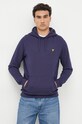 Lyle & Scott pamut melegítőfelső sötétkék ML416VOG.Z99
