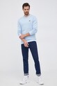 Lyle & Scott - Bluza bawełniana ML424VOG.W487 niebieski AW21
