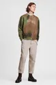 multicolor AllSaints Bluza bawełniana CAMO DROPOUT CREW