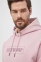 ροζ Βαμβακερή μπλούζα Deus Ex Machina
