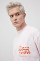 Pamučna dukserica Dr. Denim roza 2141107U41