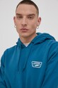 Vans Bluza bawełniana turkusowy VN0A45CJ1QQ1