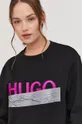 Βαμβακερή μπλούζα Hugo