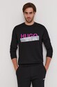 Bavlněná mikina Hugo 50436126. černá AW21