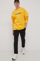 Îmbrăcăminte CAT Footwear hanorac de bumbac 2910518.12405 galben