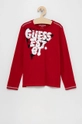 красный Детский лонгслив Guess Для мальчиков