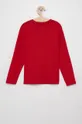 Detské tričko s dlhým rukávom Guess červená