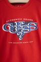 Guess Longsleeve dziecięcy czerwony