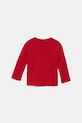 Guess Longsleeve dziecięcy N84I24.K8HM0 czerwony AW21