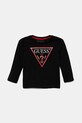 Детский лонгслив Guess хлопок чёрный N84I24.K8HM0