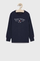 granatowy Tommy Hilfiger Longsleeve dziecięcy Chłopięcy