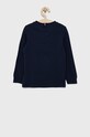 Detská bavlnená košeľa s dlhým rukávom Tommy Hilfiger KB0KB06952.4890 tmavomodrá AW21