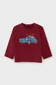 burgundské Detské tričko s dlhým rukávom Mayoral Chlapčenský