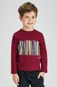 burgundské Detské tričko s dlhým rukávom Mayoral Chlapčenský