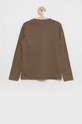 Detská bavlnená košeľa s dlhým rukávom Guess L1BI13.I3Z11 hnedá AW21