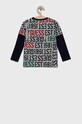 Guess - Dječja pamučna majica dugih rukava N1BI04.I3Z11 mornarsko plava AW21