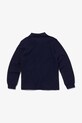 Хлопковый детский лонгслив Lacoste PJ8915 тёмно-синий AW25