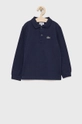 granatowy Lacoste Longsleeve bawełniany dziecięcy PJ8915 Chłopięcy