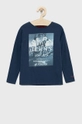 niebieski Pepe Jeans Longsleeve bawełniany dziecięcy Chłopięcy