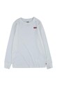 Dječja majica dugih rukava Levi's okrugli bijela 9EC706.CO.B