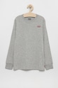 Levi's gyerek hosszúujjú sima szürke 9EC706.CO.B
