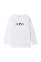 biały Boss Longsleeve dziecięcy J25P21.114.150 Chłopięcy