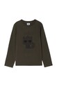 Karl Lagerfeld Longsleeve copii print verde Z25315.162.174