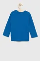 Detské tričko s dlhým rukávom United Colors of Benetton modrá