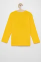 Detské tričko s dlhým rukávom United Colors of Benetton žltá