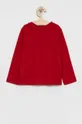 Detská bavlnená košeľa s dlhým rukávom GAP červená