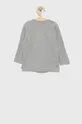 Detská bavlnená košeľa s dlhým rukávom United Colors of Benetton sivá