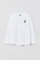 biela Detská bavlnená košeľa s dlhým rukávom OVS Chlapčenský