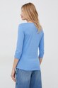 Odzież Tommy Hilfiger longsleeve bawełniany WW0WW31669.4890 niebieski