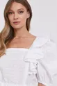 білий Бавовняна блузка Miss Sixty
