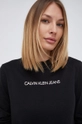 fekete Calvin Klein Jeans pamut hosszúujjú