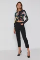 Desigual Longsleeve 21WWTKBG czarny