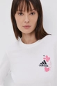 білий Лонгслів adidas