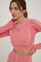 Majica dugih rukava adidas by Stella McCartney roza