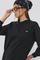 čierna Vans - Bavlnené tričko s dlhým rukávom